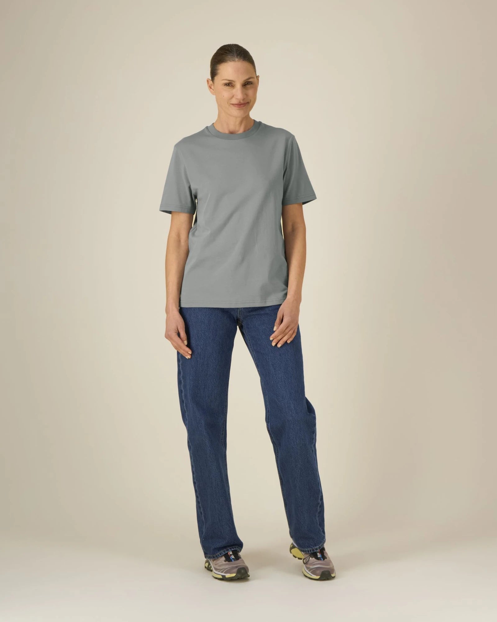 Custom organic cotton T-shirt Stanley/Stella Creator 2.0 - Misty Grey