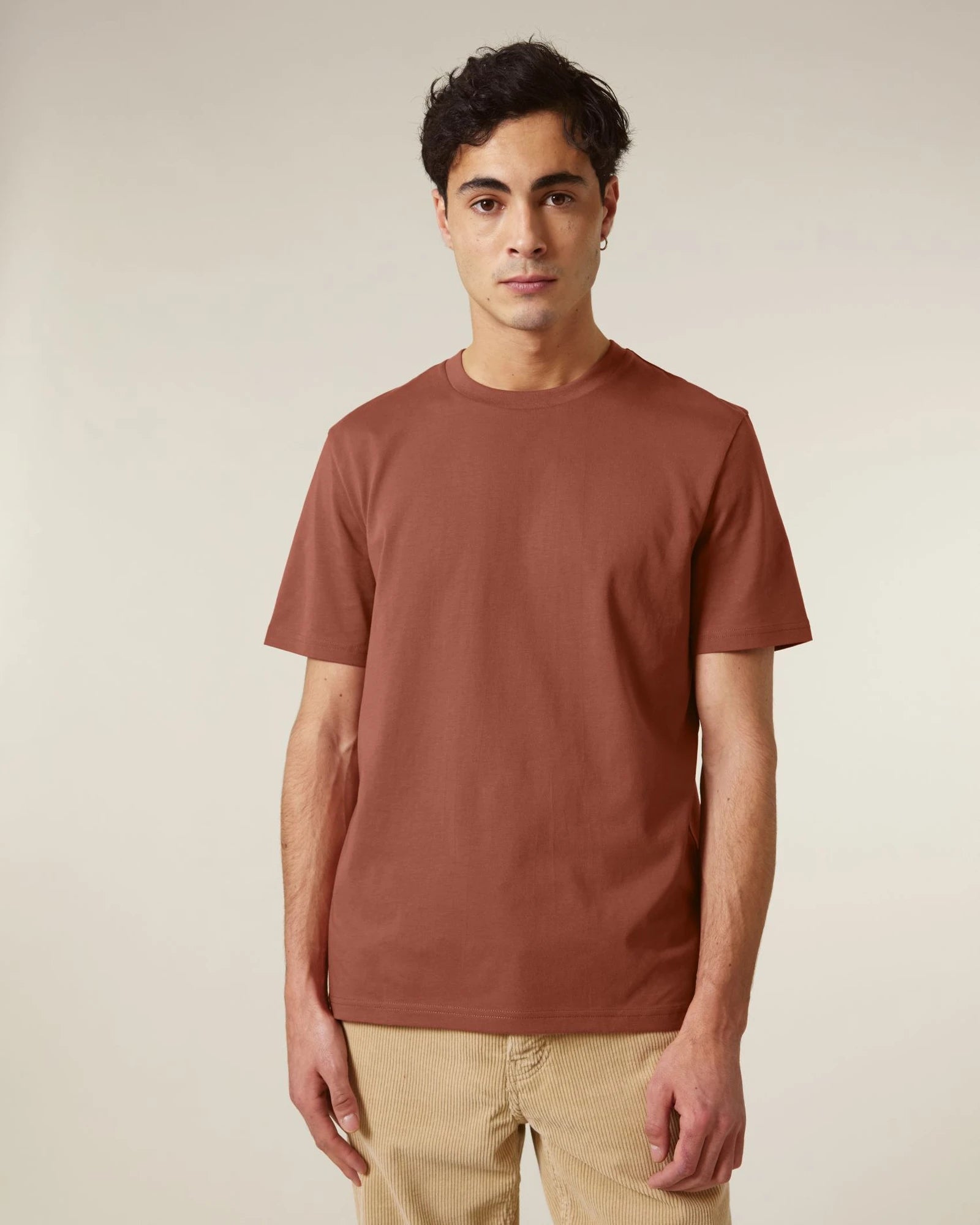 Custom organic cotton T-shirt Stanley/Stella Creator 2.0 - Heritage Brown