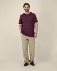 Custom organic cotton T-shirt Stanley/Stella Creator 2.0 - Deep Plum