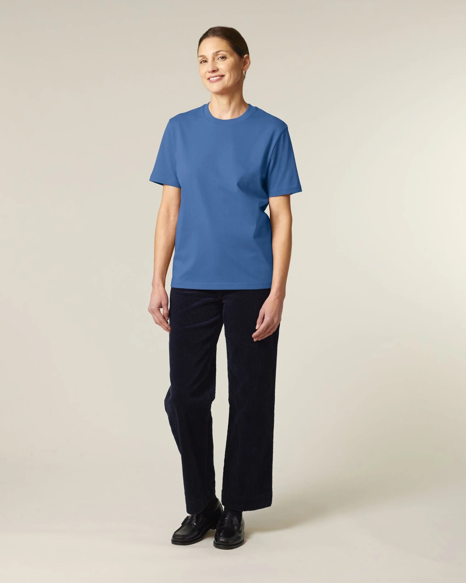 Custom organic cotton T-shirt Stanley/Stella Creator 2.0 - Mindful Blue