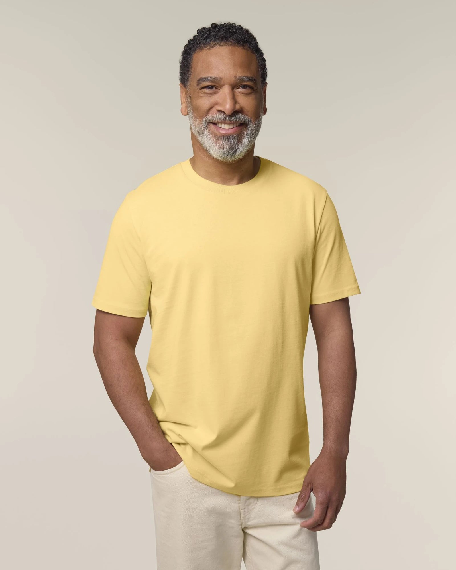 Custom organic cotton T-shirt Stanley/Stella Creator 2.0 - Viva Yellow