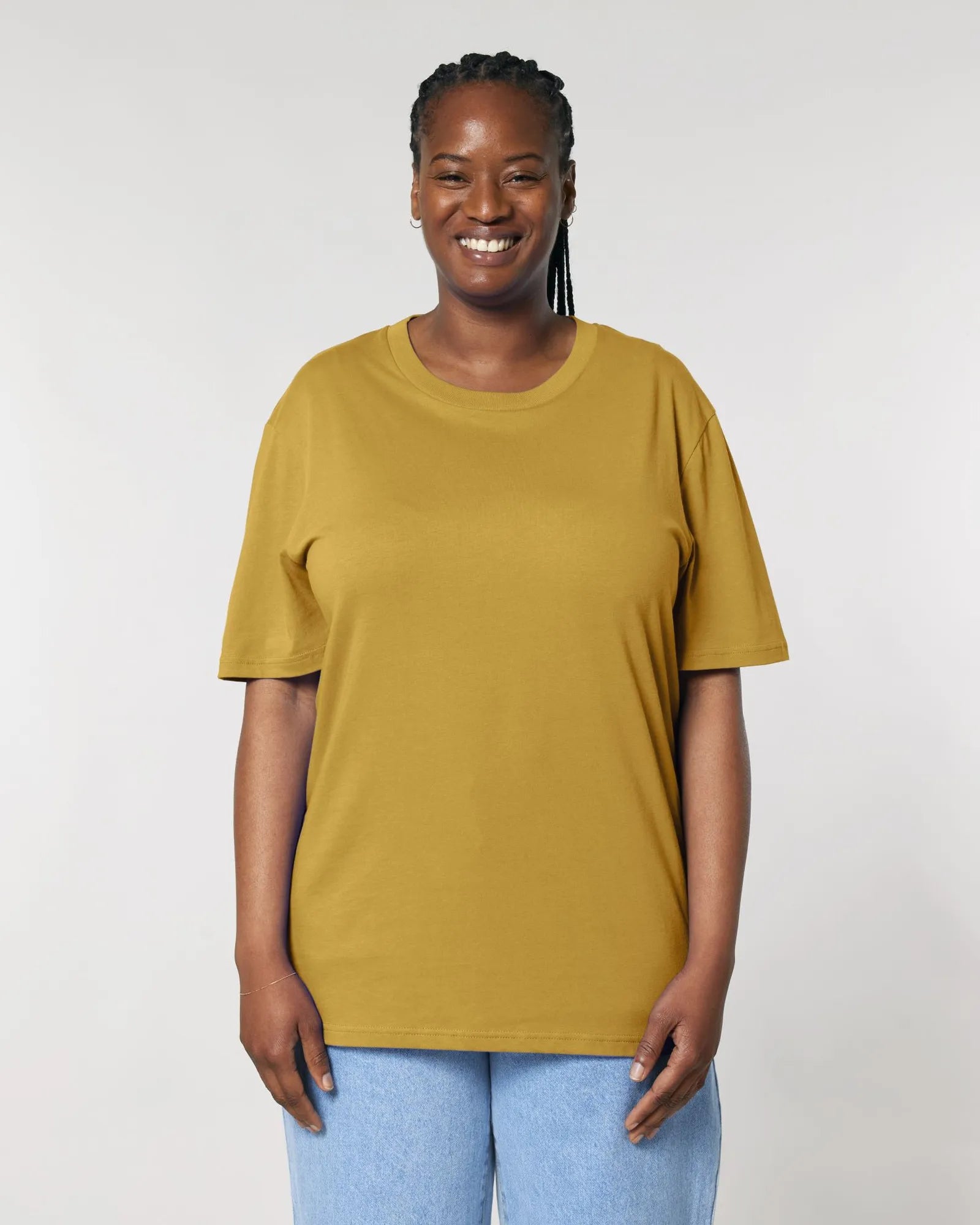 Custom organic cotton T-shirt Stanley/Stella Creator 2.0 - Ochre