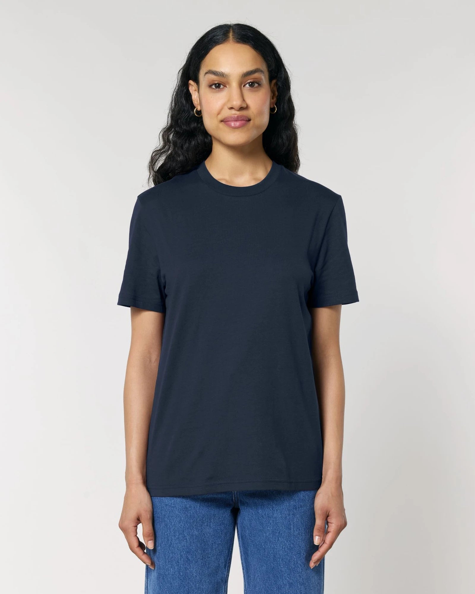Custom organic cotton T-shirt Stanley/Stella Creator 2.0 - French Navy