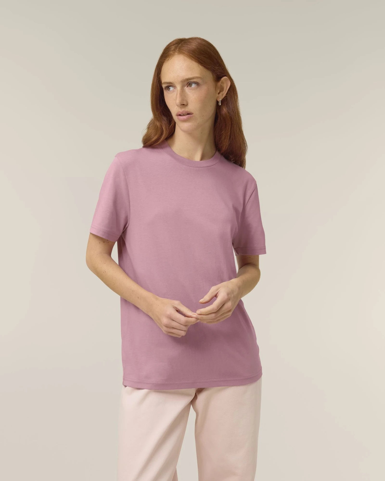 Custom organic cotton T-shirt Stanley/Stella Creator 2.0 - Lilac Dream