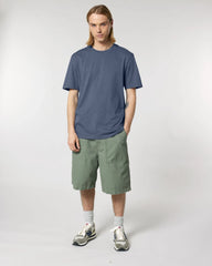 Custom organic cotton T-shirt Stanley/Stella Creator 2.0 - Dark Heather Blue