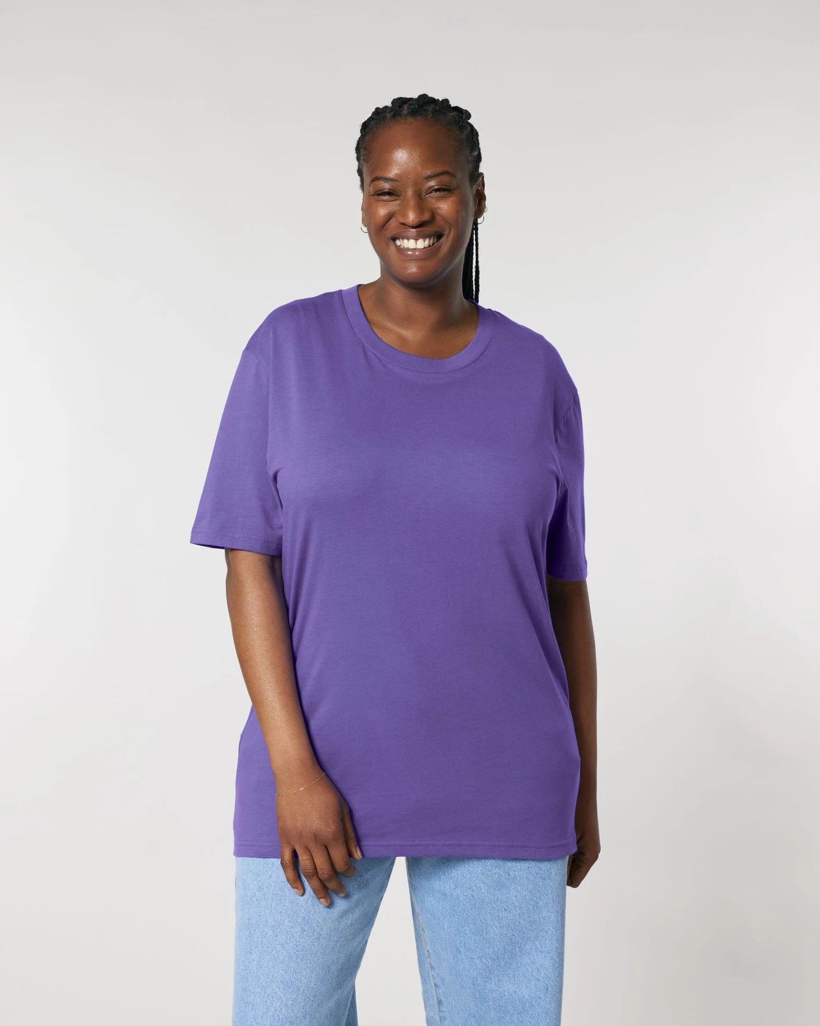 Custom organic cotton T-shirt Stanley/Stella Creator 2.0 - Purple Love