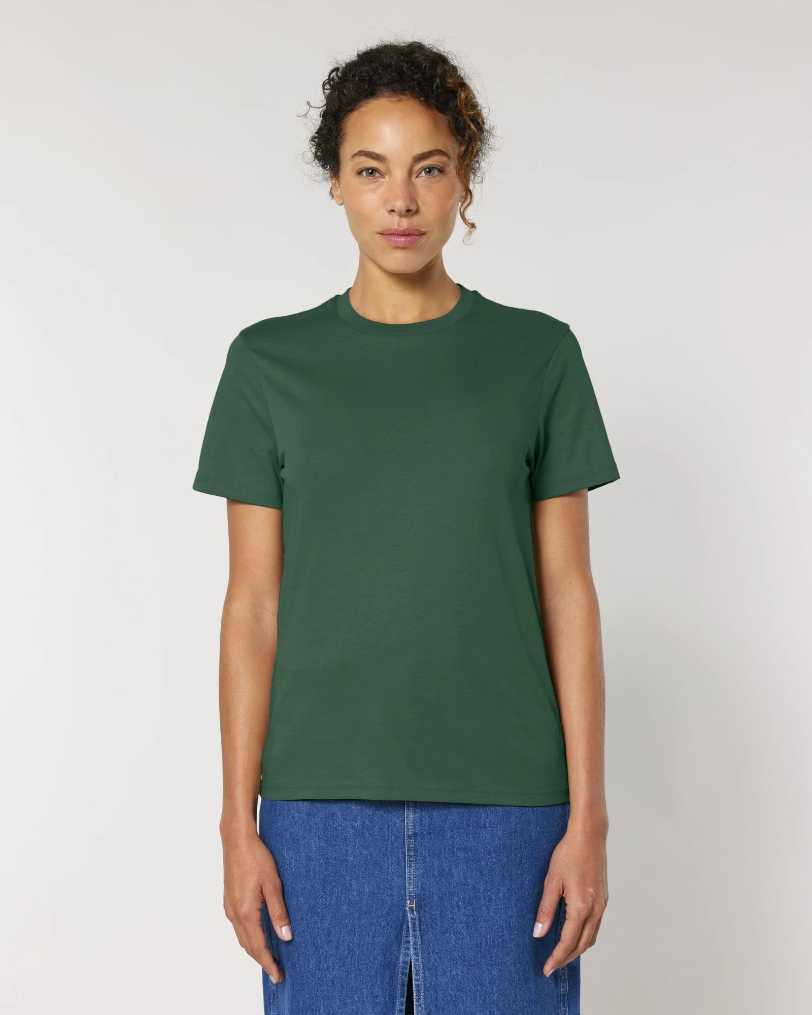 Custom organic cotton t-shirt Stanley/Stella Crafter - Bottle Green