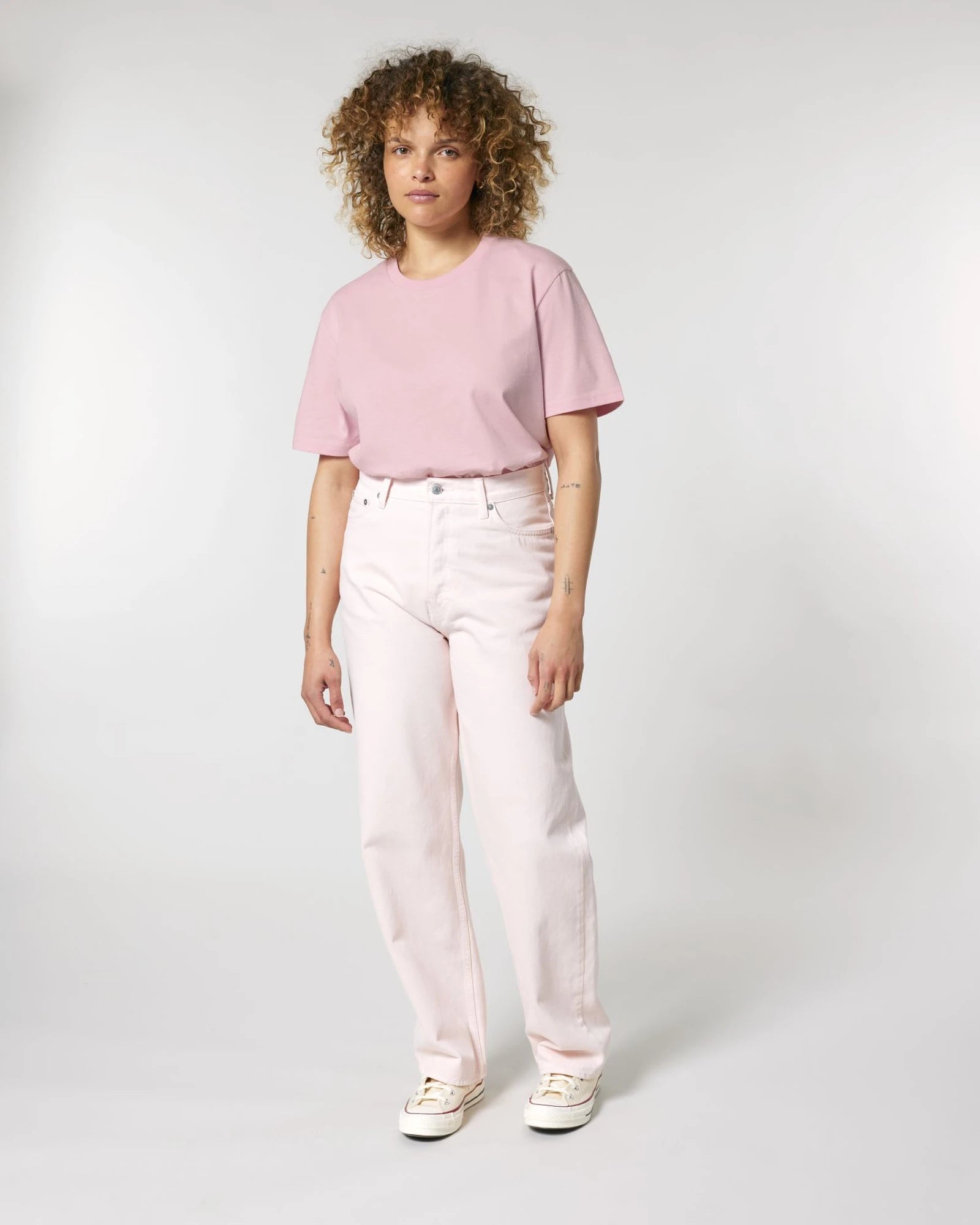 Custom organic cotton t-shirt Stanley/Stella Crafter - Cotton Pink