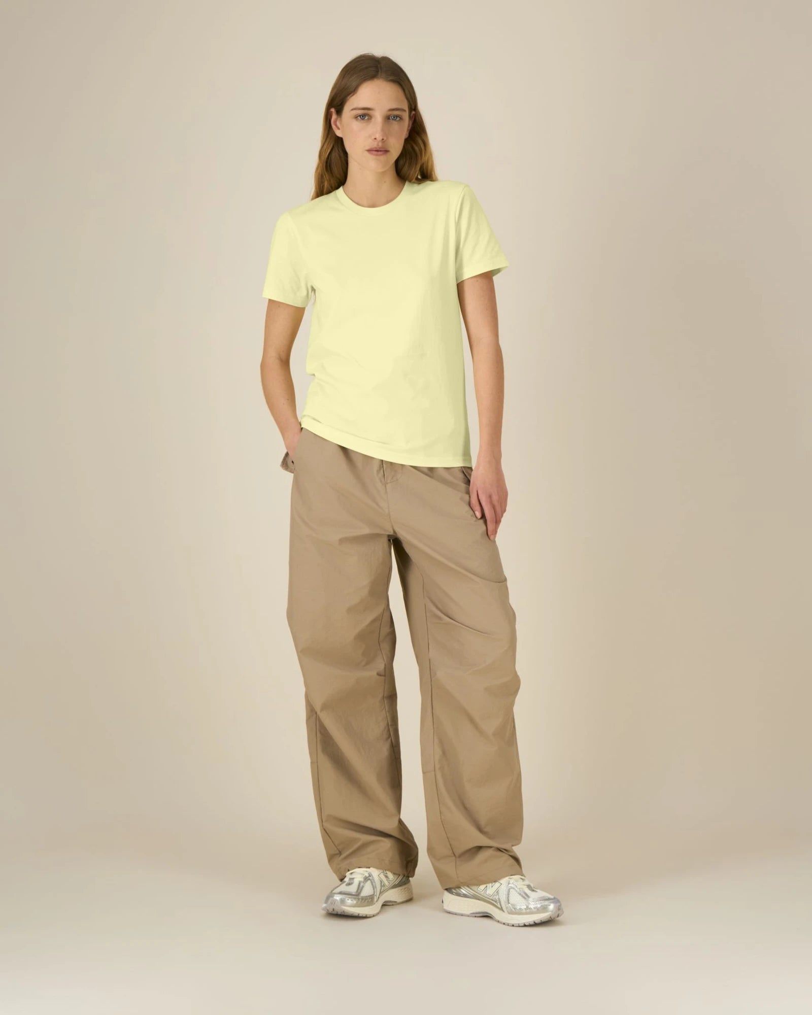 Custom organic cotton t-shirt Stanley/Stella Crafter - Lemon Sorbet