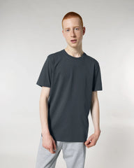 Custom organic cotton t-shirt Stanley/Stella Crafter - India Ink Grey
