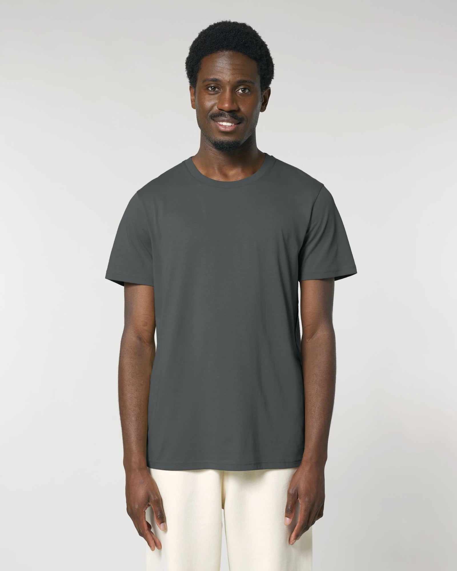 Custom organic cotton t-shirt Stanley/Stella Crafter - Anthracite