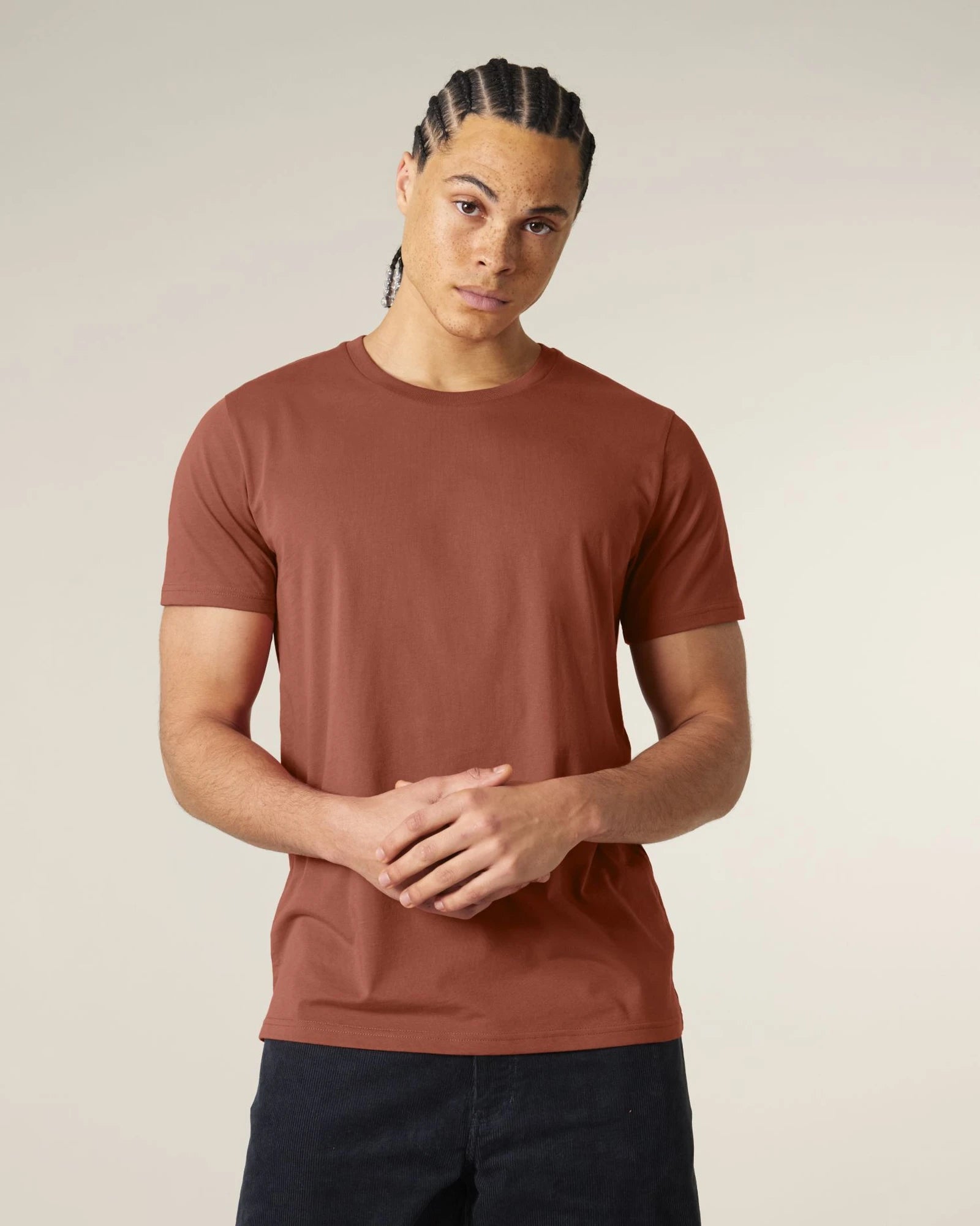 Custom organic cotton t-shirt Stanley/Stella Crafter - Heritage Brown