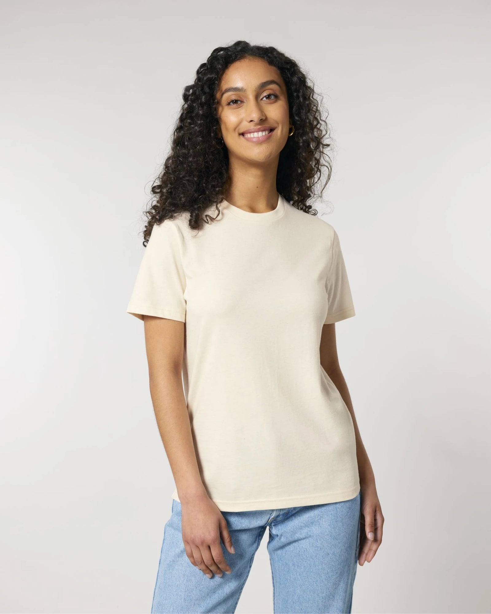 Custom organic cotton t-shirt Stanley/Stella Crafter - Natural Raw