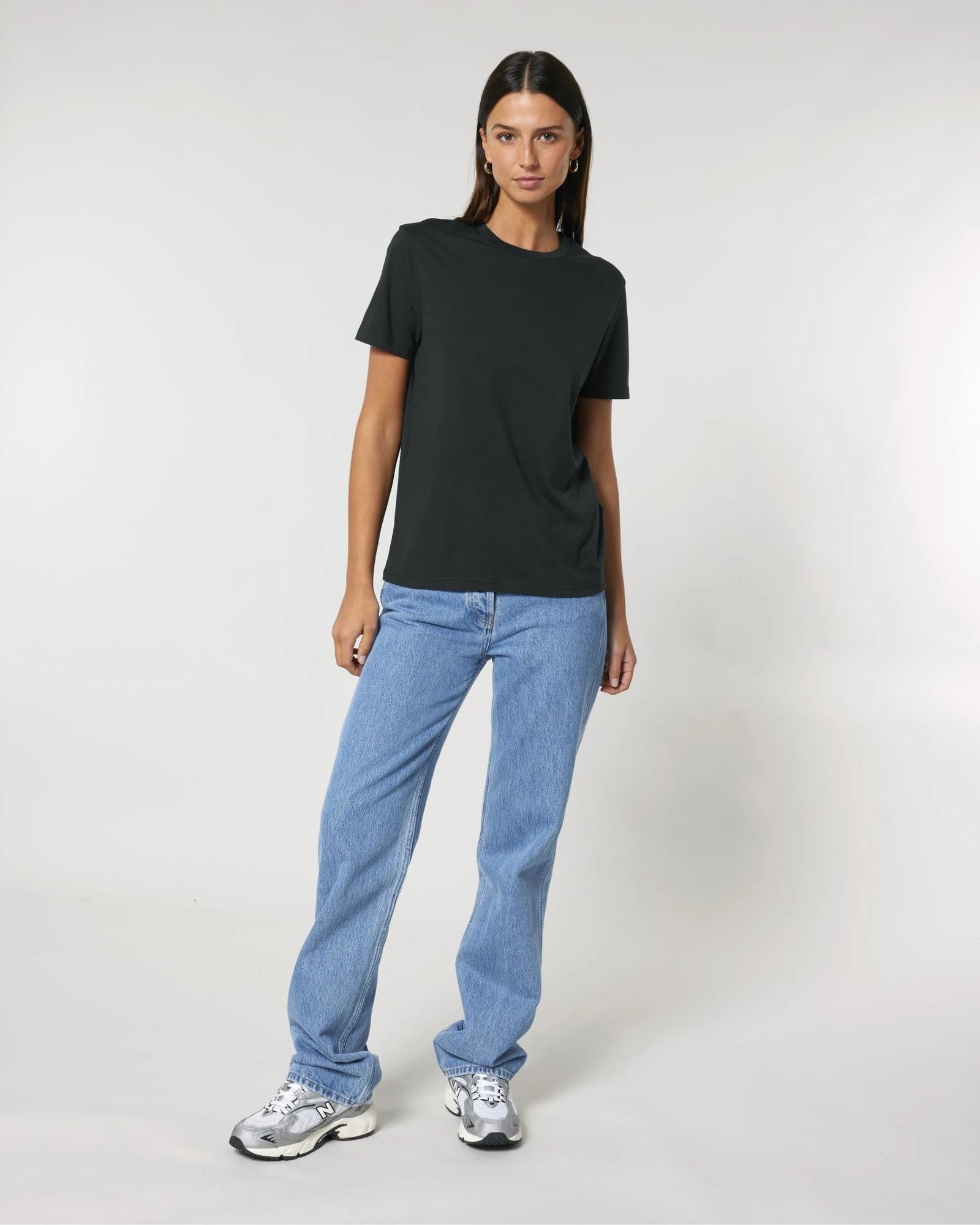 Custom organic cotton t-shirt Stanley/Stella Crafter - Black