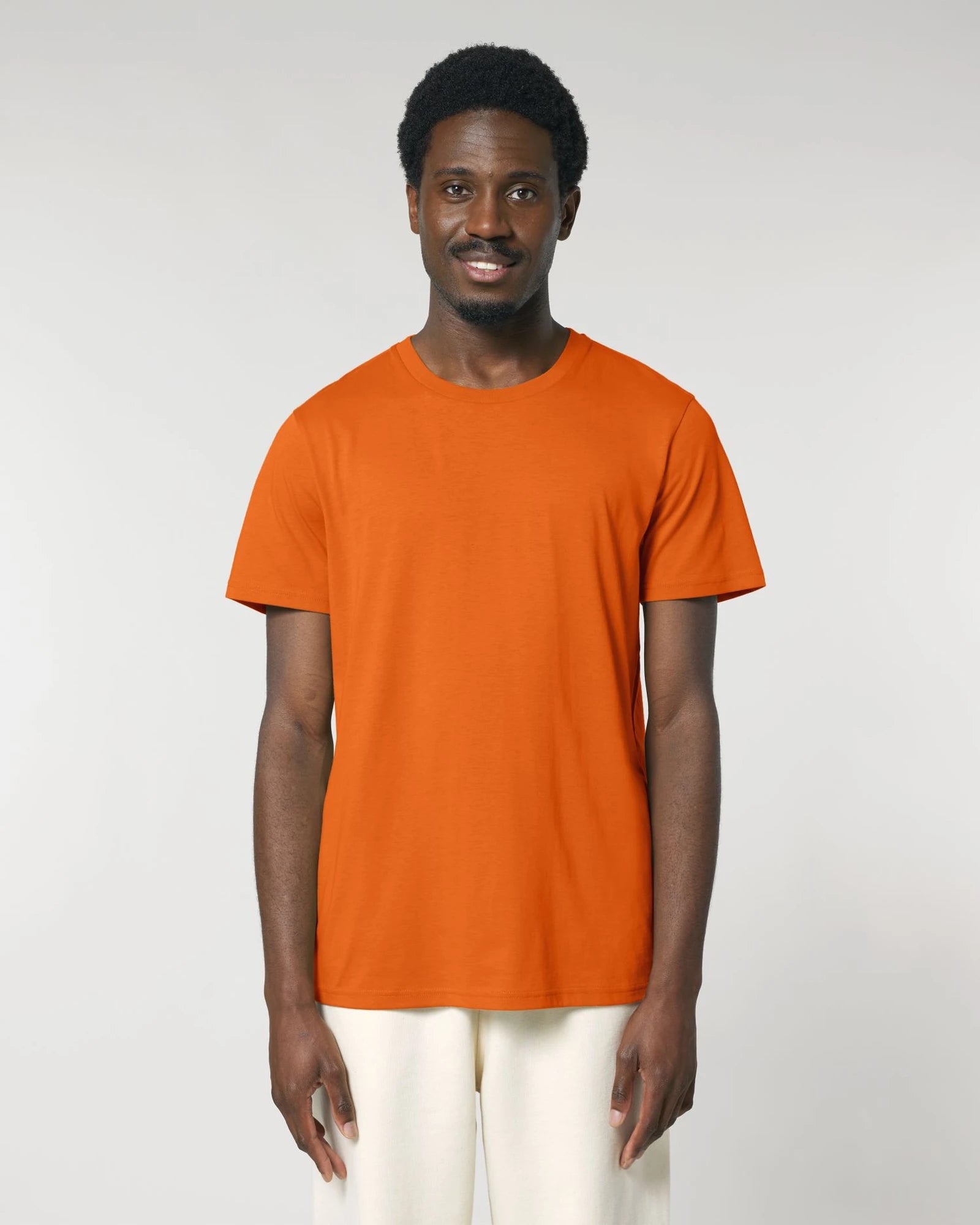 Custom organic cotton t-shirt Stanley/Stella Crafter - Bright Orange