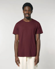 Custom organic cotton t-shirt Stanley/Stella Crafter - Burgundy