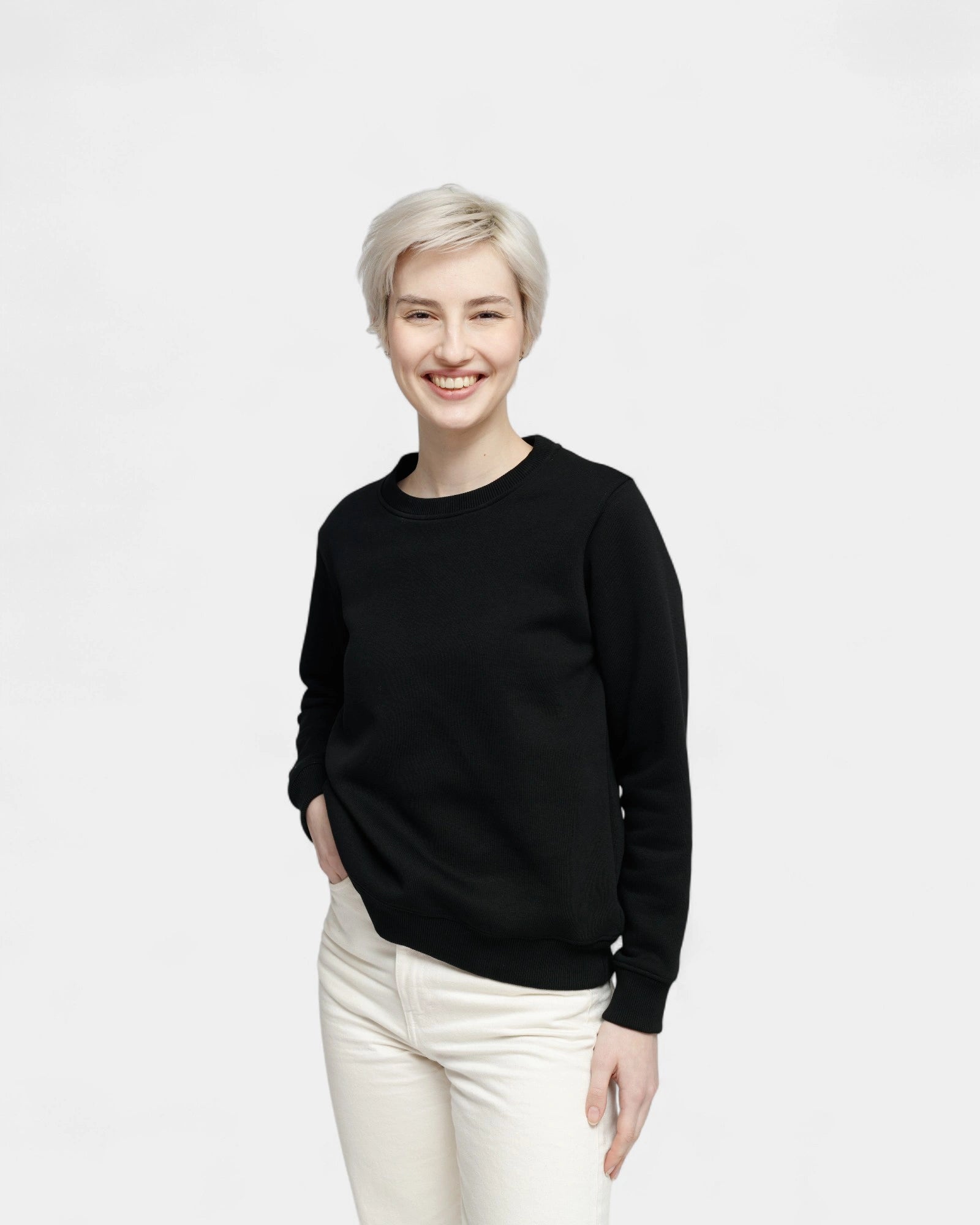 Women's Fleece Sweatshirt Made in France to Customize