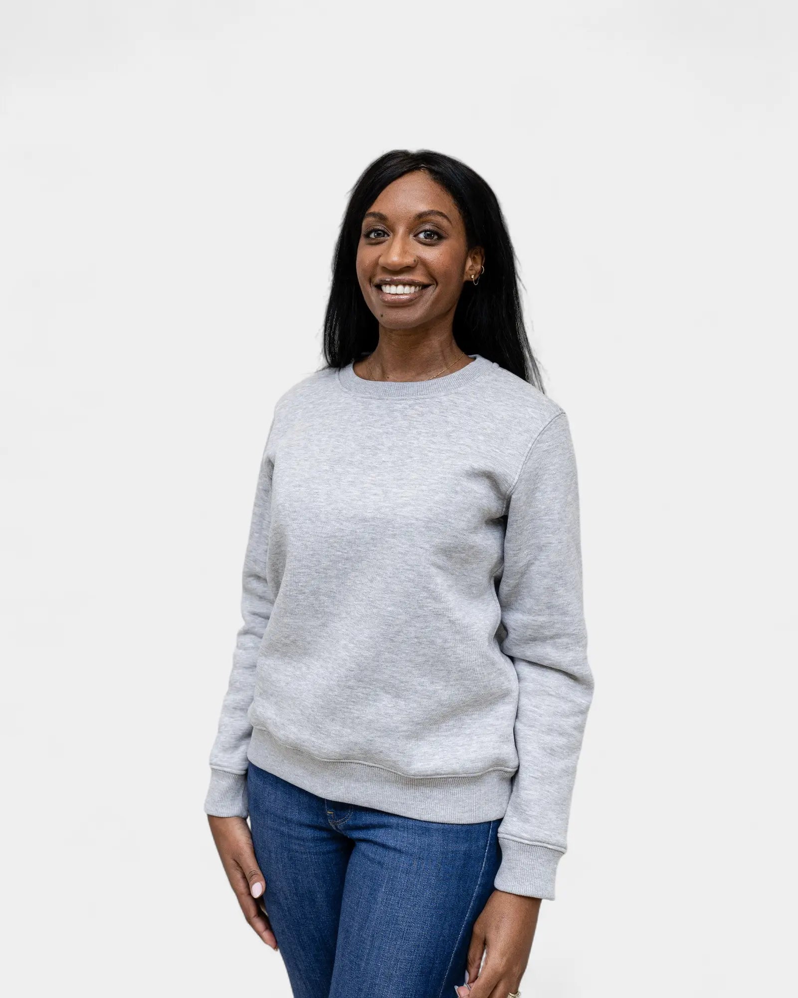 Women's Fleece Sweatshirt Made in France to Customize
