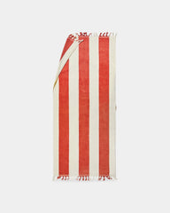 Red beach towel