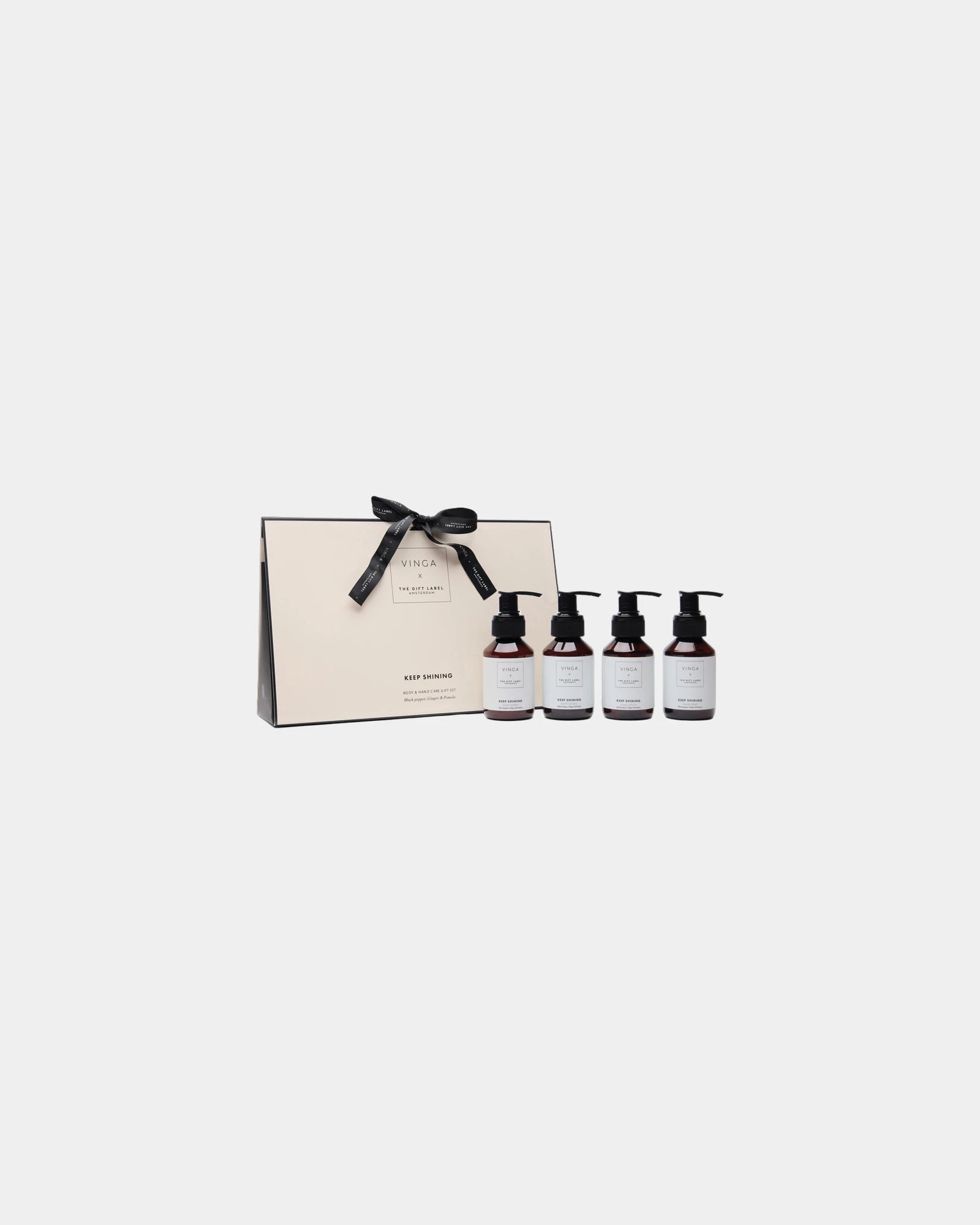 Custom vegan body care gift set Vinga - White
