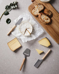 Custom stainless steel cheese knife set Vinga Retro - 3