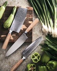 Custom stainless steel Santoku knife Vinga Hattasan - 4