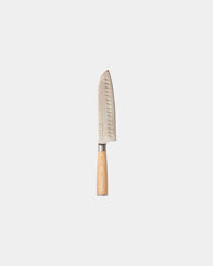 Custom stainless steel Santoku knife Vinga Hattasan - Steel