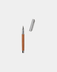 Custom recycled stainless steel pen Vinga Bosler - Brown