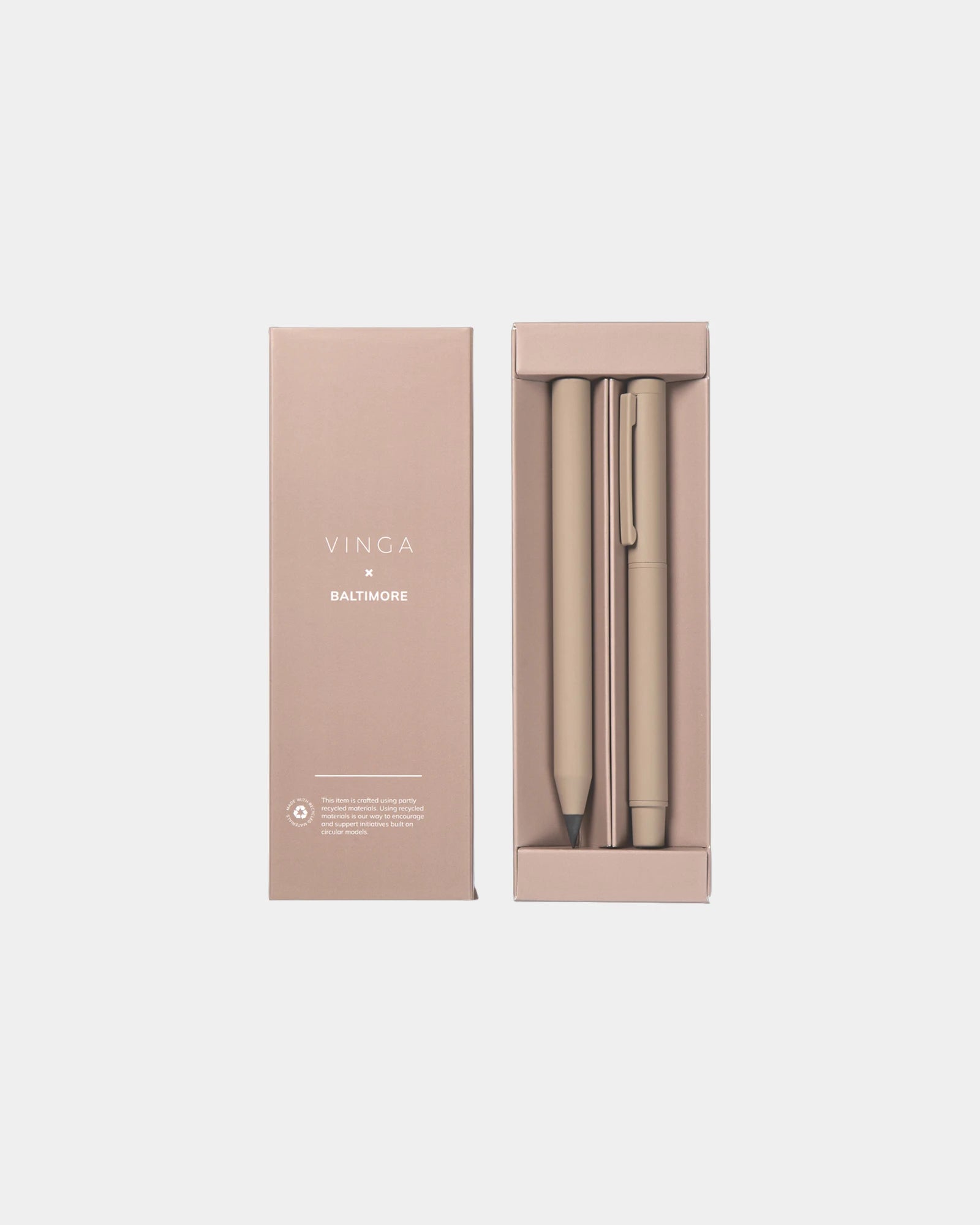 Custom recycled Vinga pen set - 15