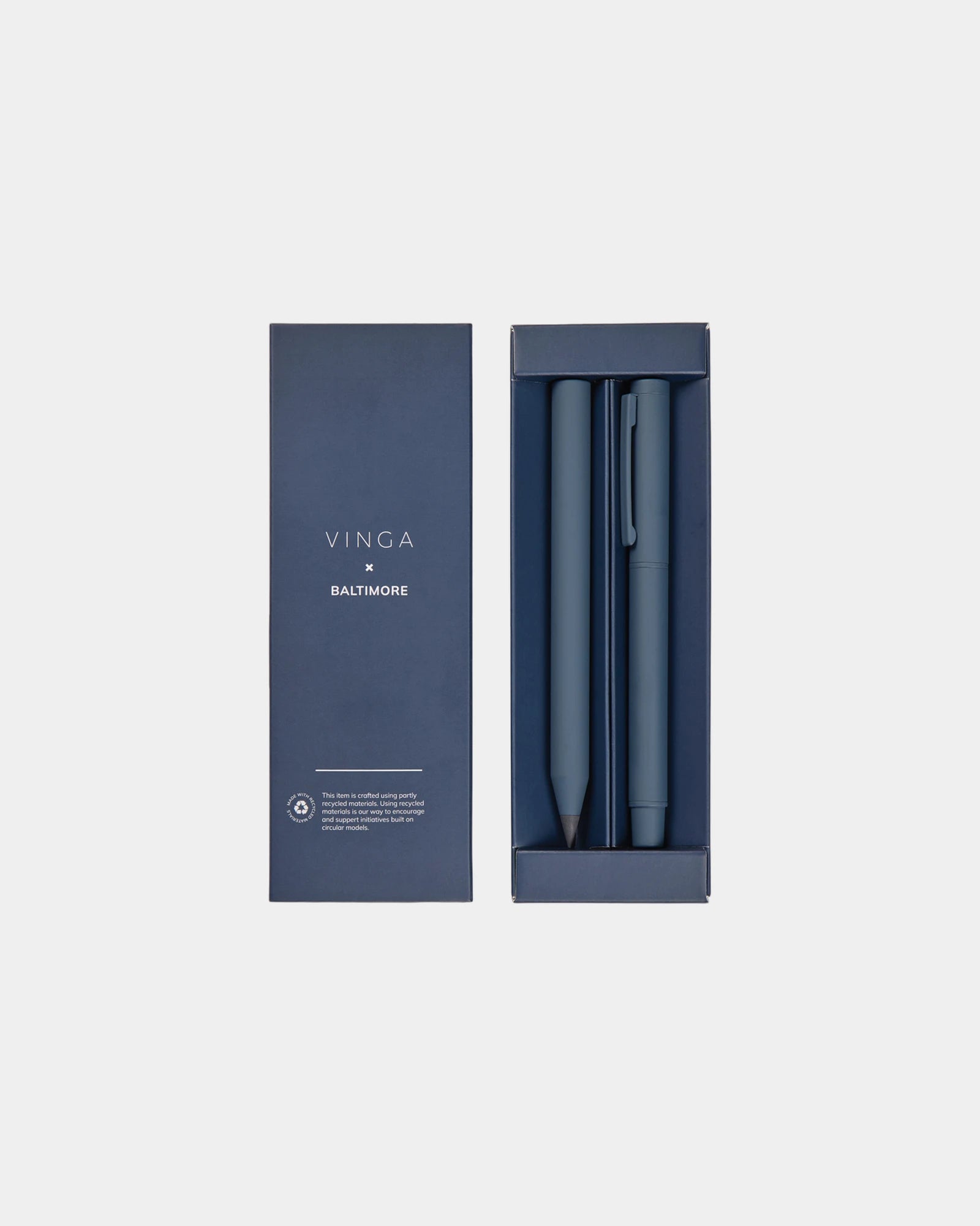 Custom recycled Vinga pen set - 22
