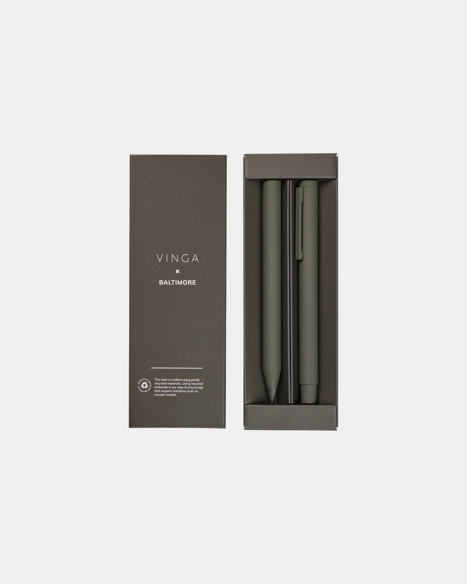 Custom recycled Vinga pen set - 9