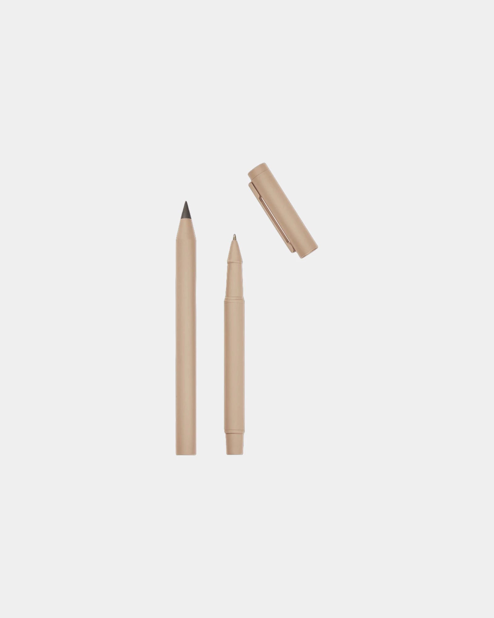Custom recycled Vinga pen set - Greige