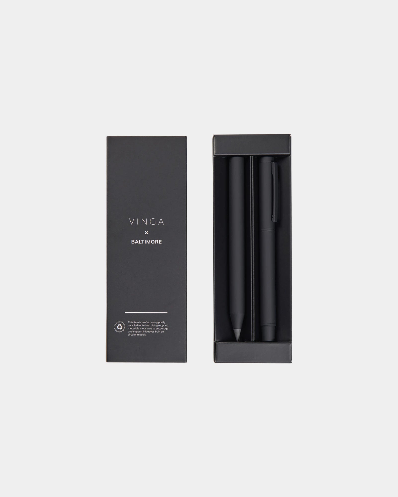 Custom recycled Vinga pen set - 2