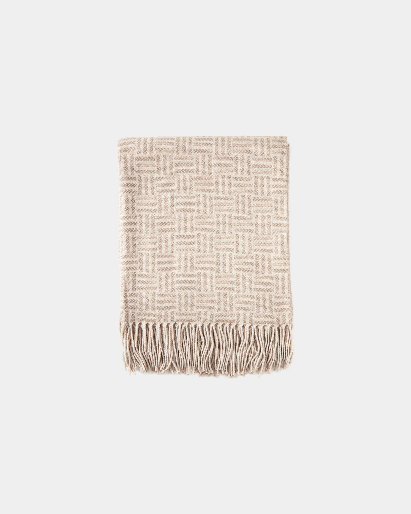 Custom promotional blanket Vinga Lenox - Brown