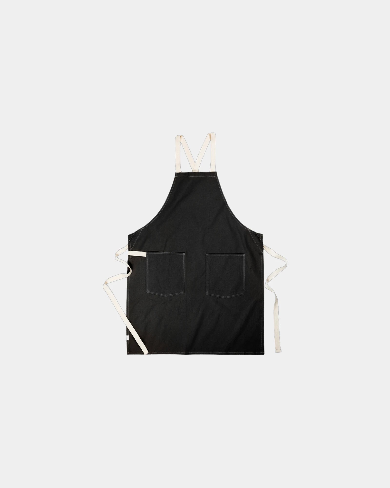 Custom recycled cotton apron Vinga Sovano - Black