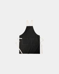 Custom recycled cotton apron Vinga Sovano - Black