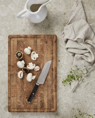 Custom recycled stainless steel Santoku knife Vinga Tara - 3