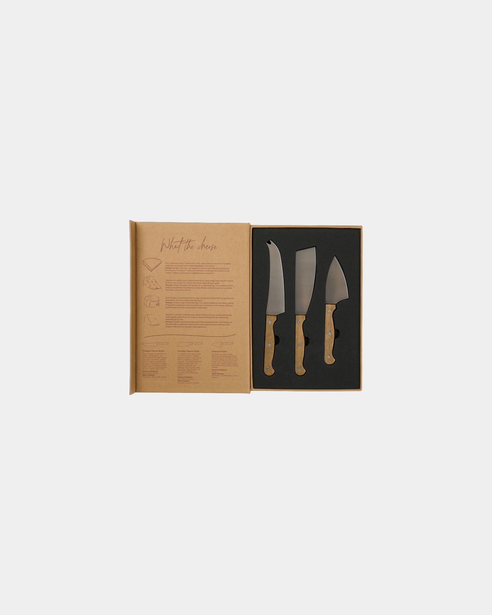 Custom stainless steel cheese knife set Vinga Histoire - 2