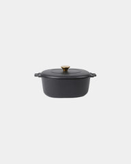 Custom cast iron Vinga Monte Heritage 4L cocotte - Black