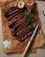 Custom stainless steel Vinga Retro meat knife set - 3