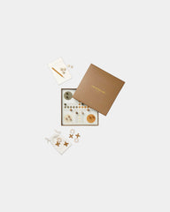 Custom paper and wood Vinga Coffee game set - Brown