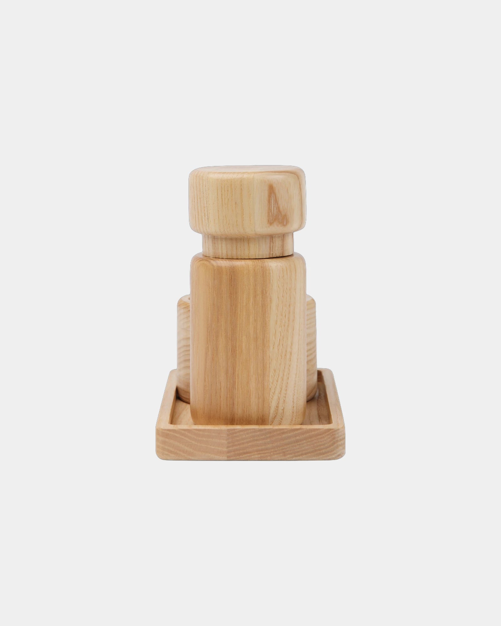 Custom eco-friendly Vinga Retro salt and pepper set - 3