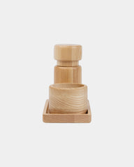 Custom eco-friendly Vinga Retro salt and pepper set - 4