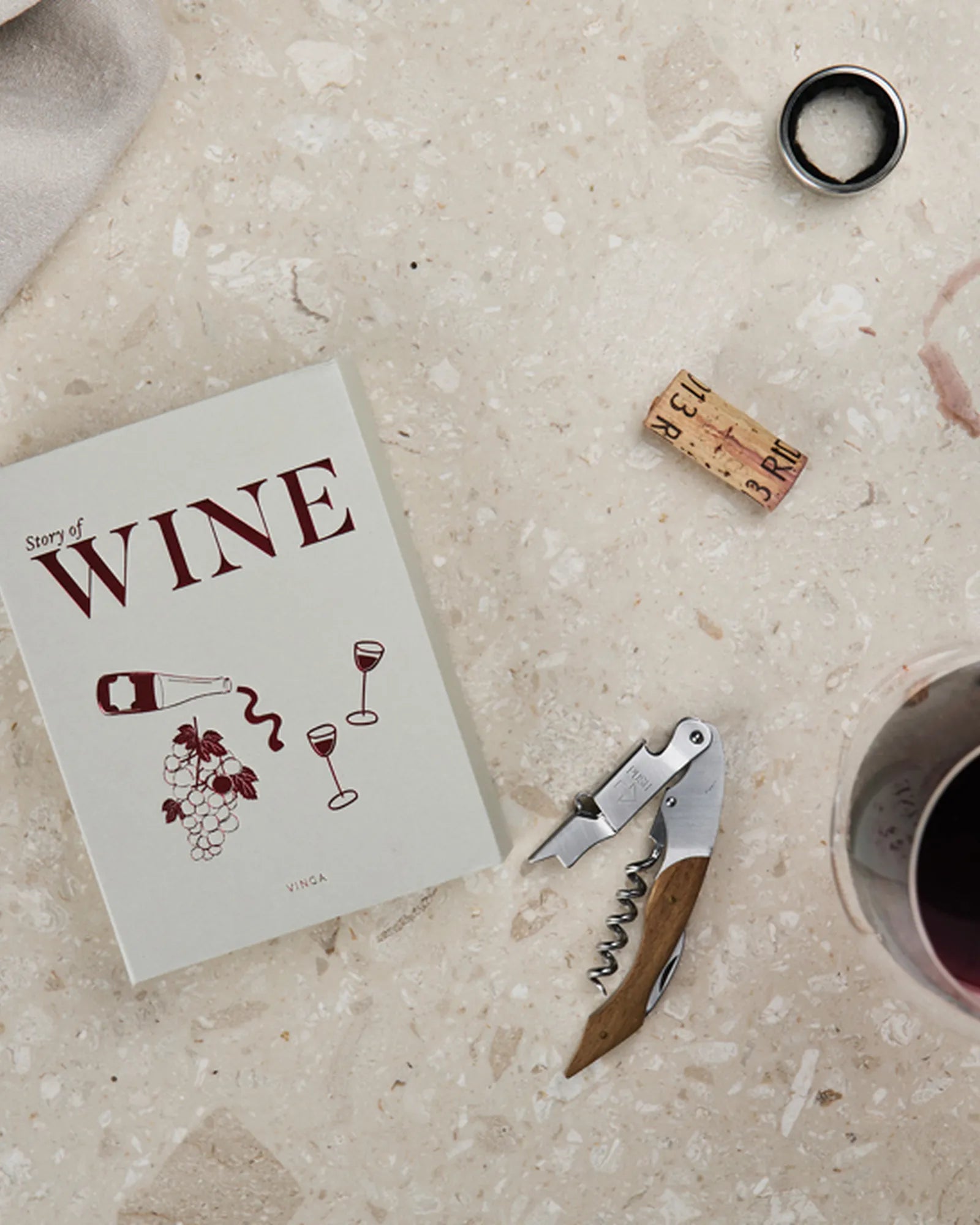 Custom stainless steel wine set Vinga Histoire du vin - 4