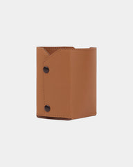 Custom recycled polyester pencil holder Vinga Timo - Brown
