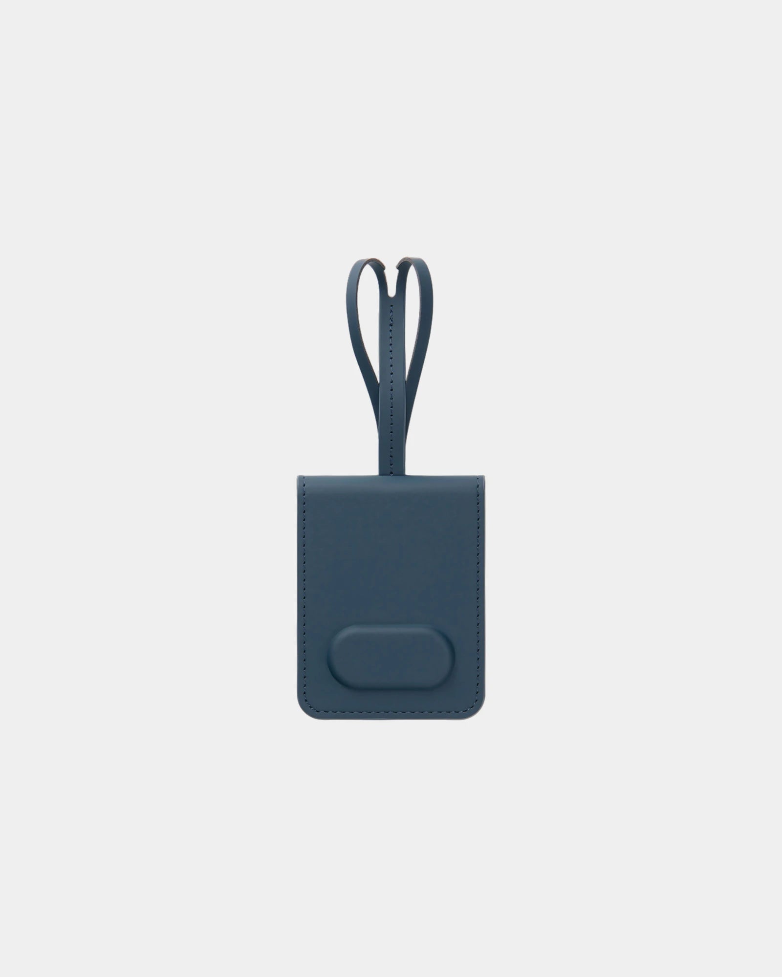 Custom recycled luggage tag Vinga Baltimore - Blue