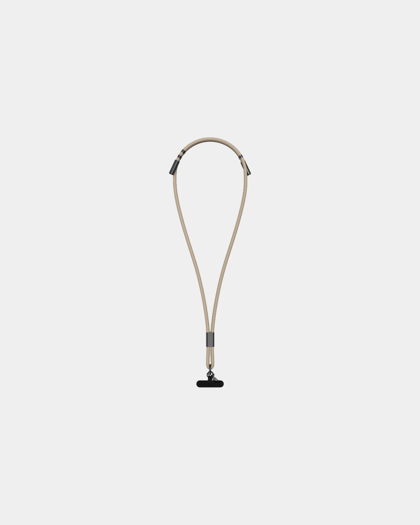 Custom promotional phone cord Vinga Baltimore RCS - Greige