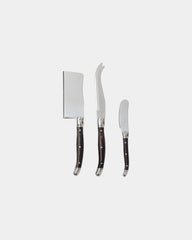 Custom stainless steel cheese knife set Vinga Gigaro - Steel
