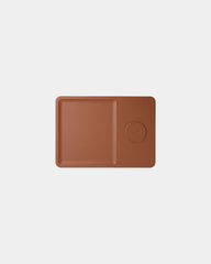 Custom promotional wireless charger Vinga Timo organizer - Brown