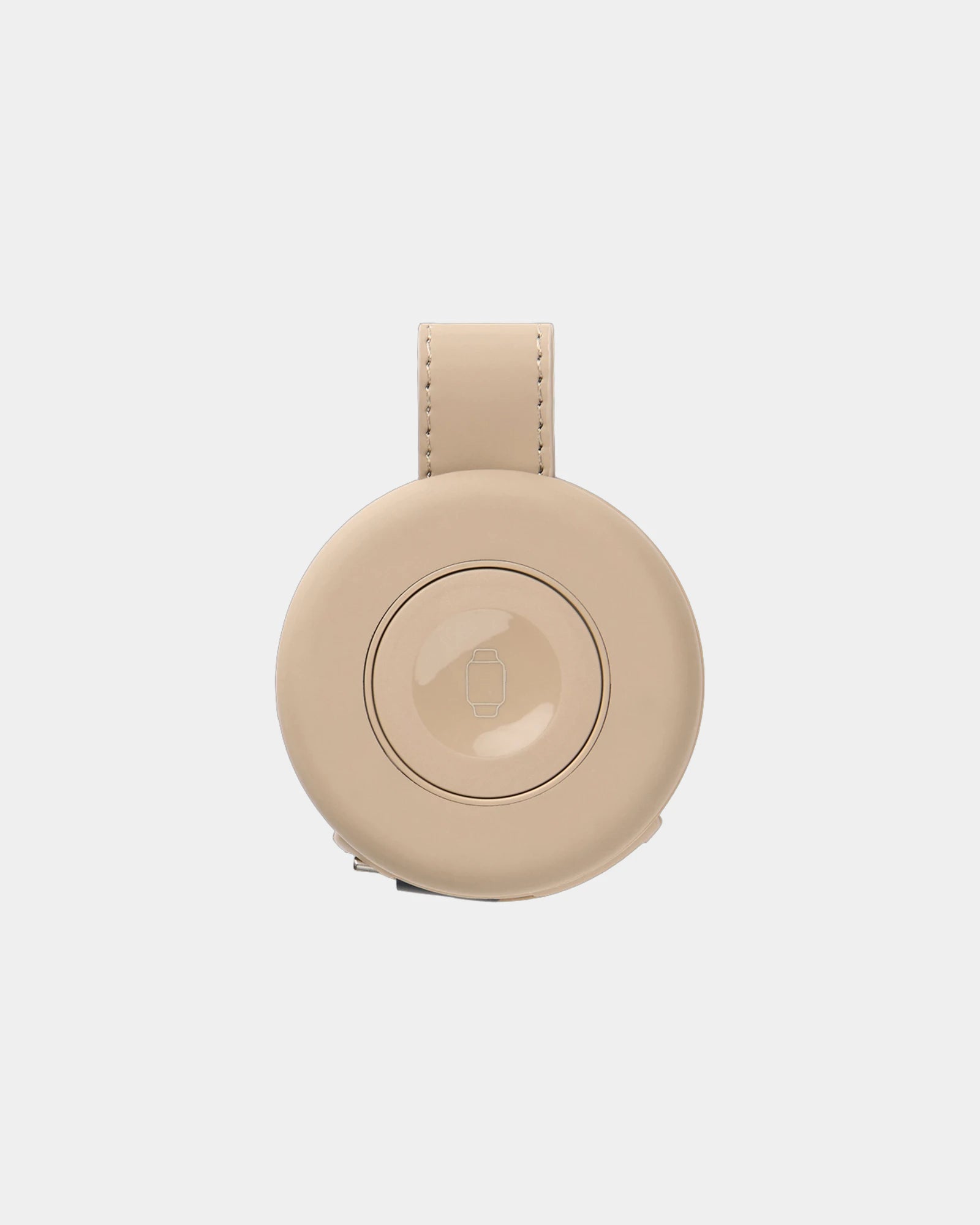 Custom recycled 15W wireless charger Vinga Baltimore - Greige